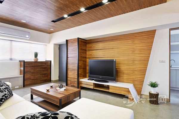 木质元素塑温馨 现代简约舒适家六安装饰设计