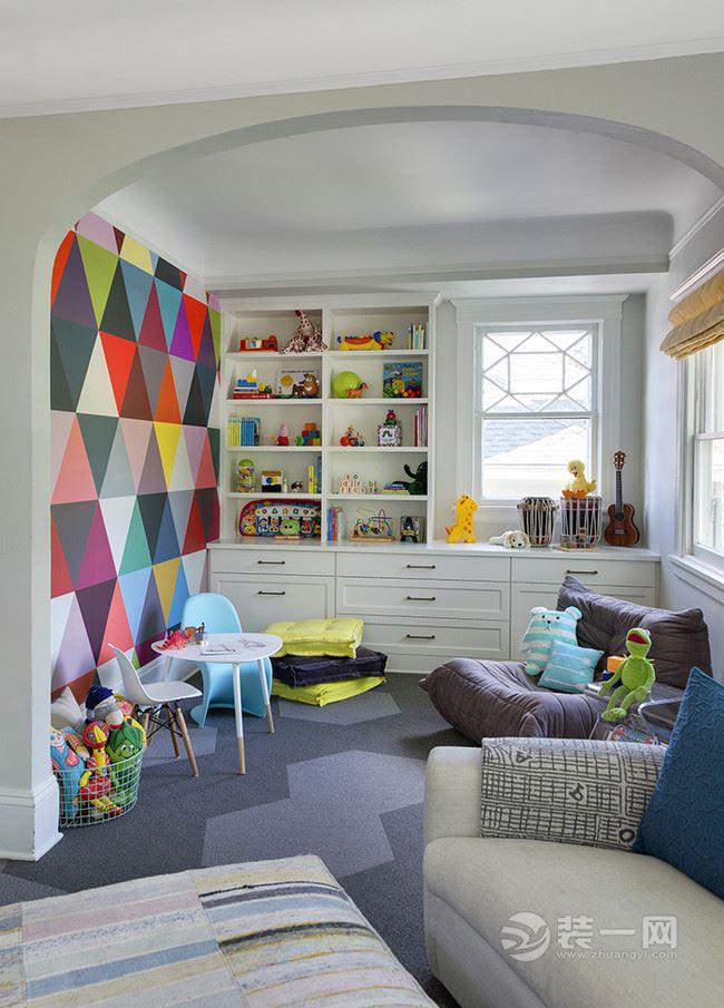 儿童房装修效果图 最受欢迎的儿童房收纳设计