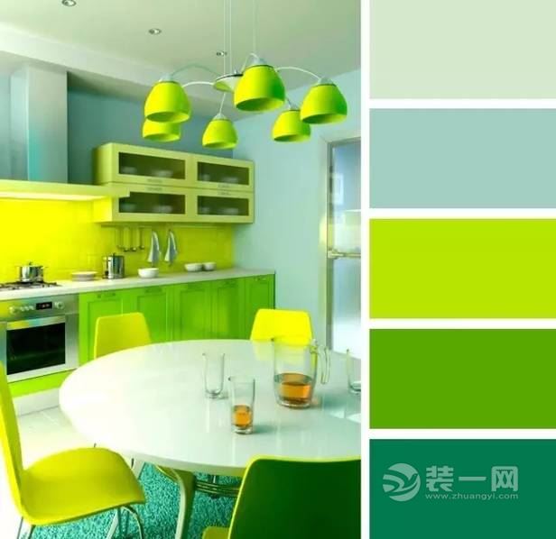 齐齐哈尔装修网分享厨房配色方案 厨房装修效果图