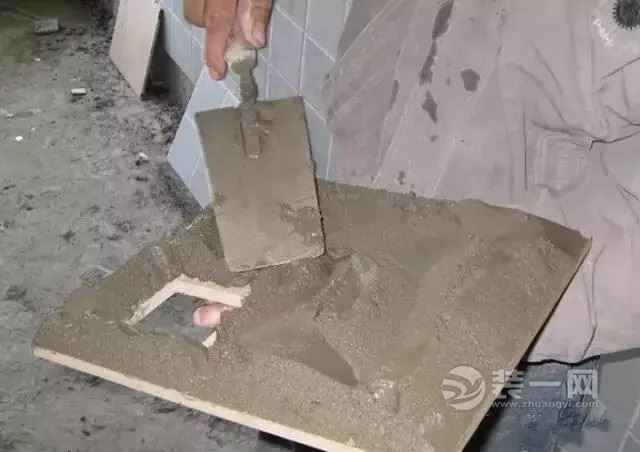 瓷砖传统水泥砂浆铺贴法
