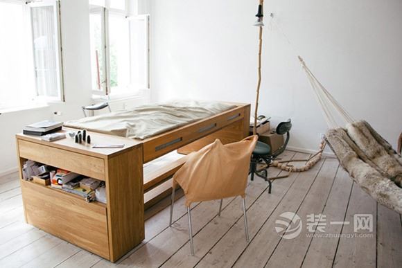石家庄装修网分享可变床的创意办公桌设计 可变床的创意办公桌效果图 