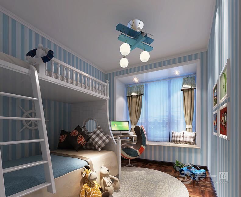 现代欧式混搭风格儿童房装修效果图