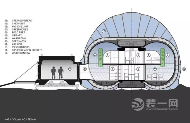 火星居住区获奖设计方案 邯郸装修网带你先睹为快！