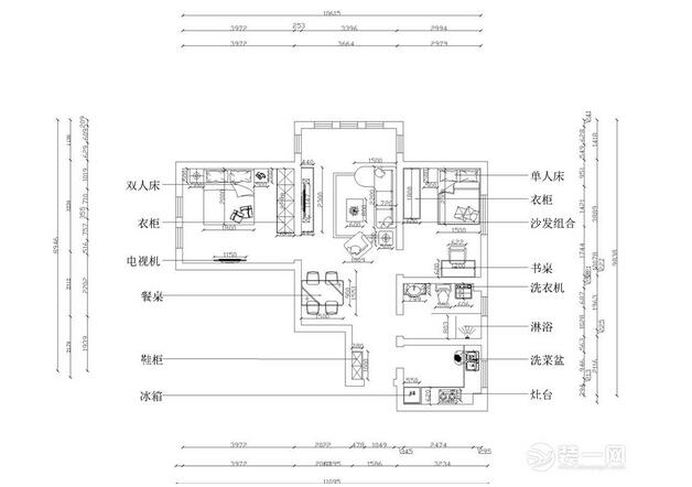 小户型装修搭配软装 效果图