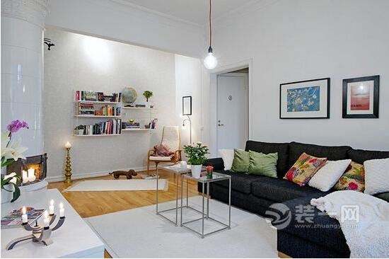 46米一室一厅小户型单身公寓设计装修效果图