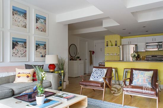 室内装修装潢设计 色彩遇上极简主义 两居室里实现完美平衡