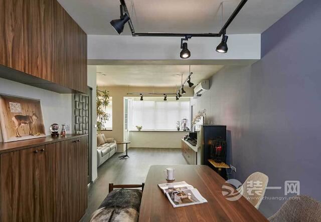 90平米两室一厅装修效果图 上海装修网诠释木质生活
