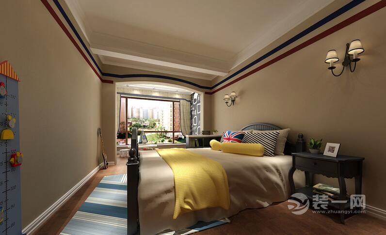 美式风格卧室装修设计效果图