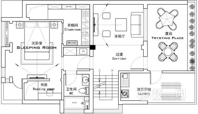 410平方米三居室户型图