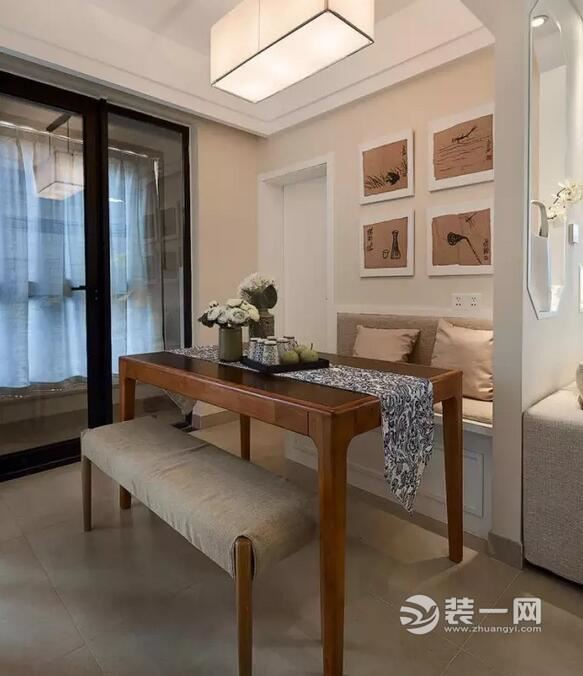 80平现代新中式小三居装修效果图