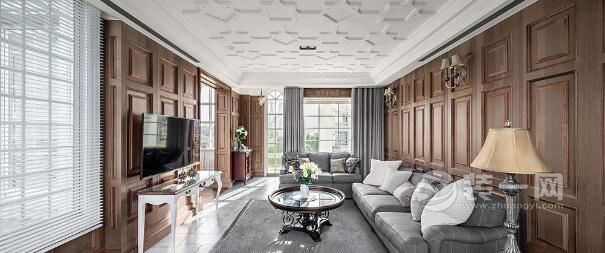 300平米别墅设计 合肥装修公司豪华古典风格装修效果图