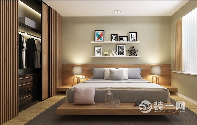 170平米现代简约风格三居室装修效果图