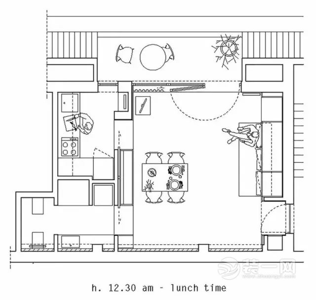 28平米小公寓装修效果图