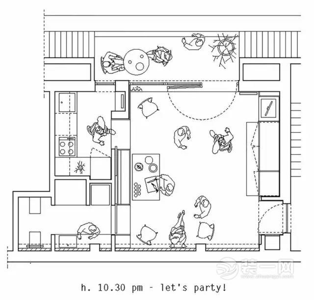 28平米小公寓装修效果图