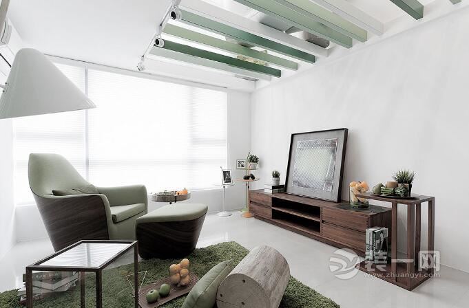 80平米两室一厅效果图 合肥装修公司绿意盎然的设计