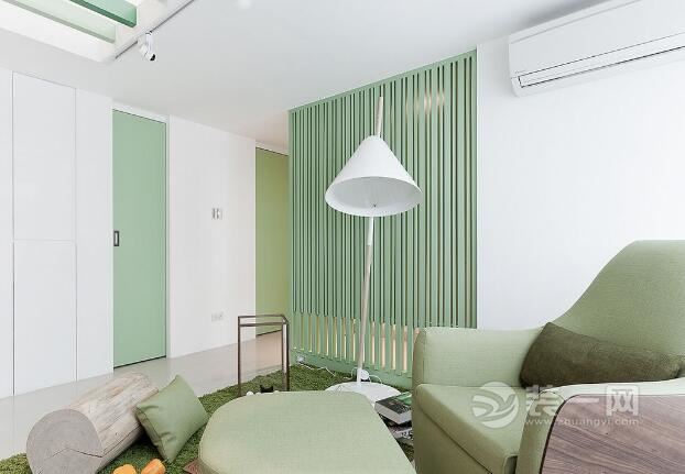 80平米两室一厅效果图 合肥装修公司绿意盎然的设计