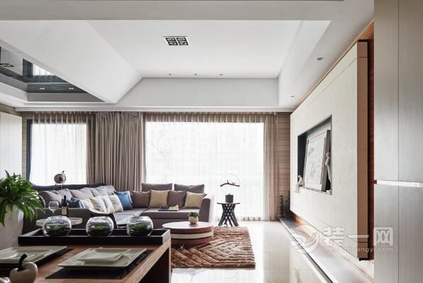 新中式风格设计说明 上海装修网装修出木质材料家居