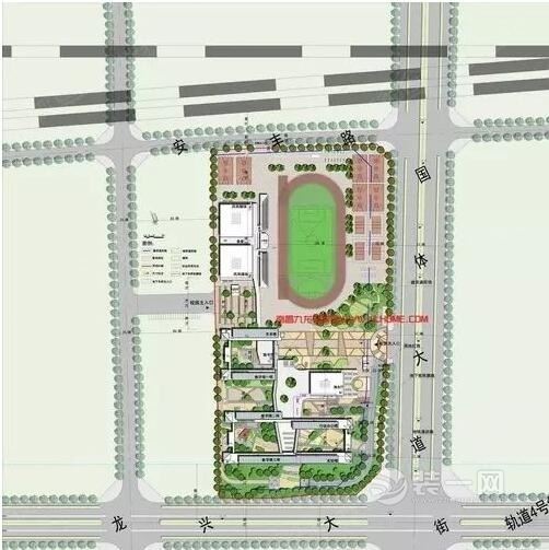 九龙湖中、小学建设项目正式启动