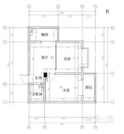 54平米小户型装修效果图