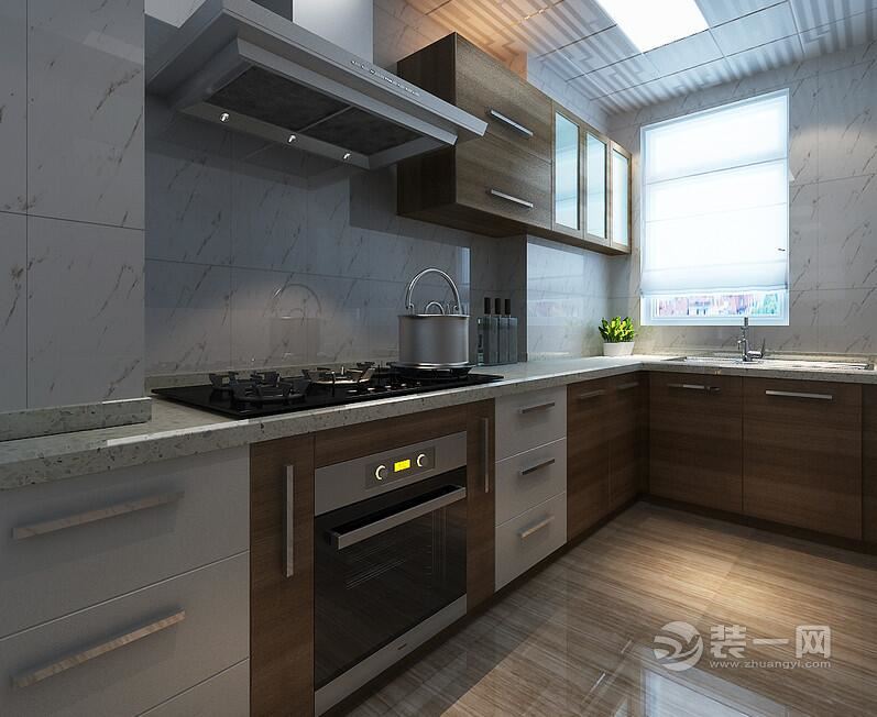 现代简约木宅风格厨房装修设计效果图