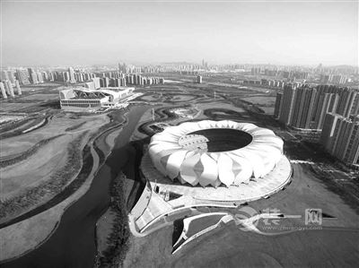 2022年亚运会杭州奥体博览中心主体育场内部装修基本完成