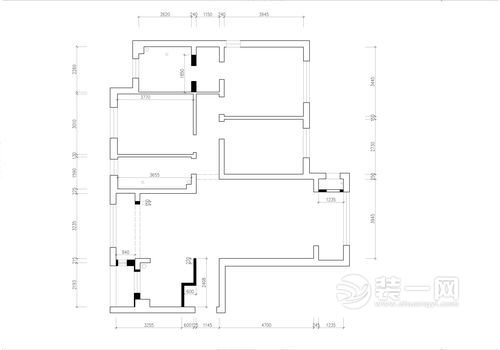 140平米美式风格三居室装修效果图