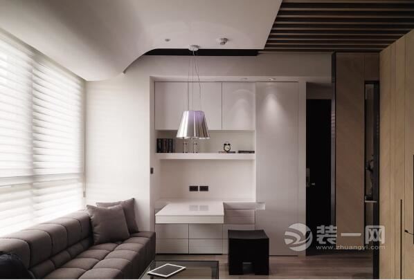 单身公寓装修效果图 北京劲松小区58平米两居室样板间