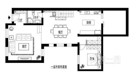 昆明大理感通183平面六居室别墅 全包56万装出混搭风