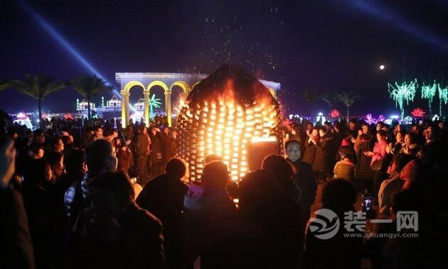 邯郸灯光节变“烤火节”祛杂病 现场装饰堪称梦幻之旅