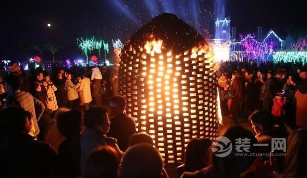 邯郸灯光节变“烤火节”祛杂病 现场装饰堪称梦幻之旅