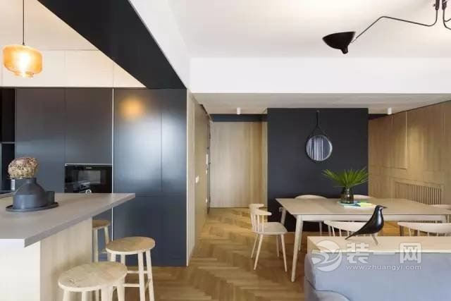 超建筑美感 天津装修公司推荐120平两居室装修效果图