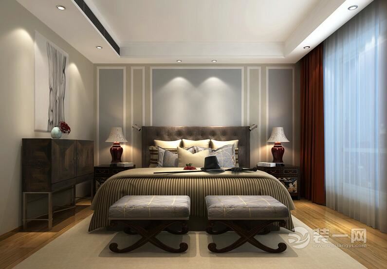 现代摩登风格卧室装修设计效果图