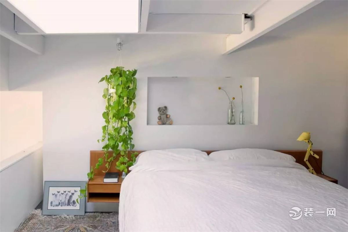 80平米loft单身公寓装修设计效果图