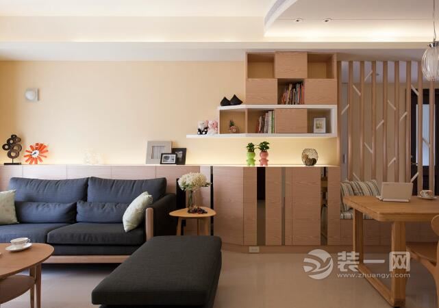 现代简约装修实景图 成都紫东阳光8三居室装修案例