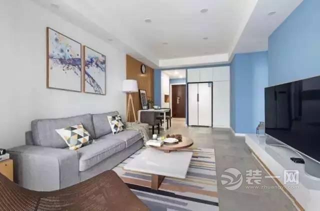 扬州装修网分享80平清新简约两居室装修案例