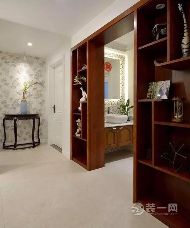 新中式两居室装修设计效果图
