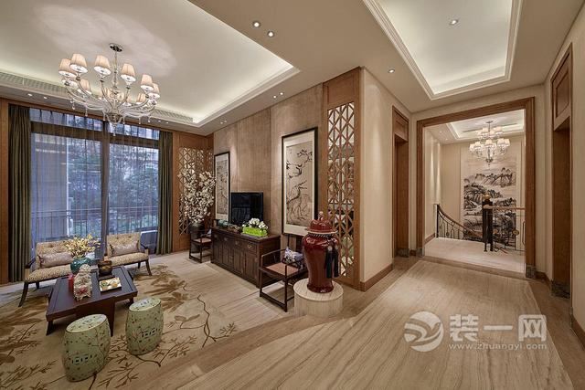 中国风装修效果图 佛山装饰网分享中式装修效果图