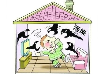 装修污染漫画