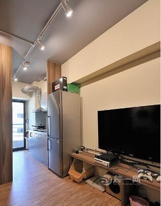轻工业风格室内设计 北京康宁小区一居室小户型装修图