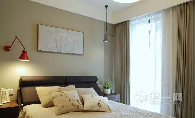 90平米日式原木风格二居室装修效果图