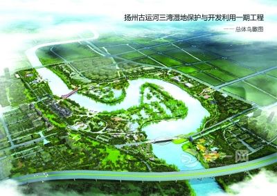 扬州三湾生态公园效果图