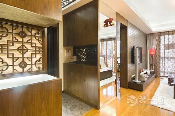 东莞中式风格三居室装修案例