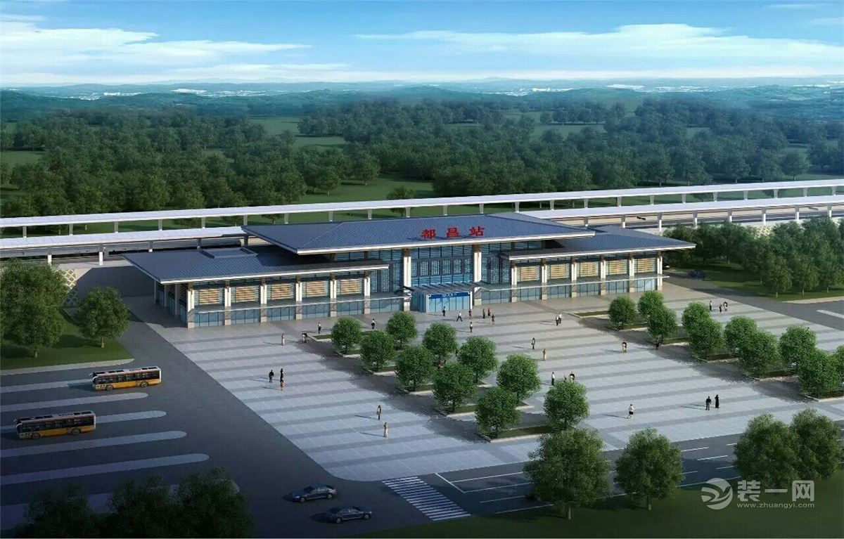 都昌火车站主体工程正式完工
