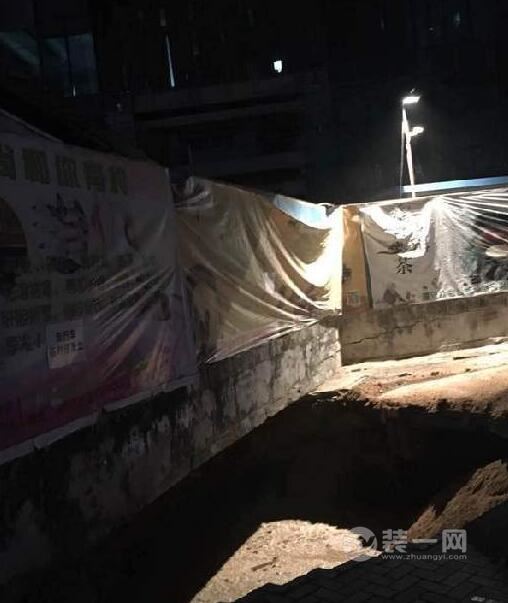 深圳福田区某大厦旁路面塌陷三米深后续：现已填埋完毕