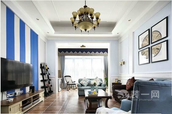 欧美风格三室两厅装修效果图 广州装饰公司强烈推荐