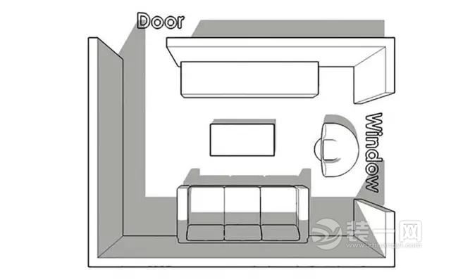 沙发位置布置技巧
