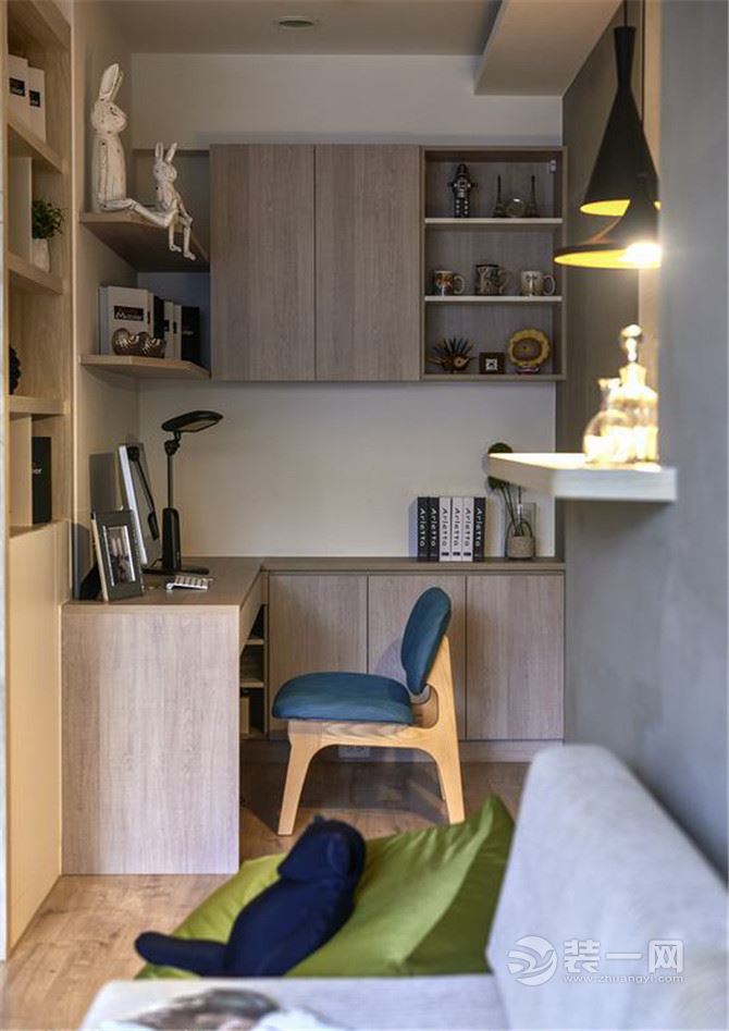 60平米小户型简约风格小空间休闲书房家具
