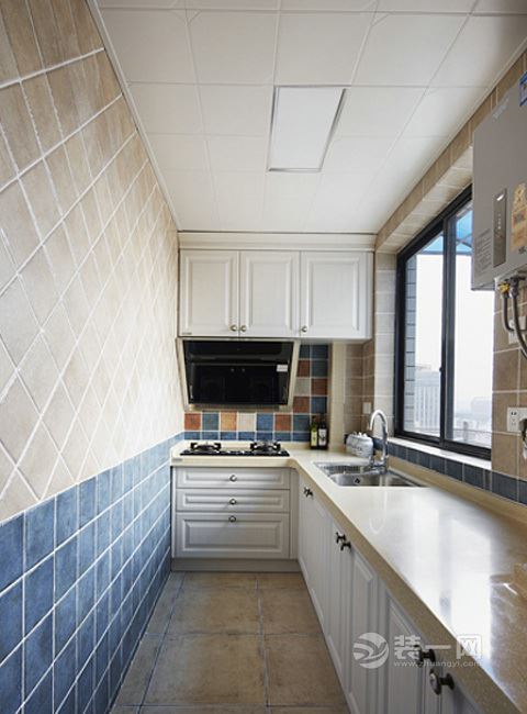 清新地中海风格厨房装修设计效果图