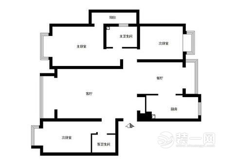 广州装修网125平米装修样板房设计图