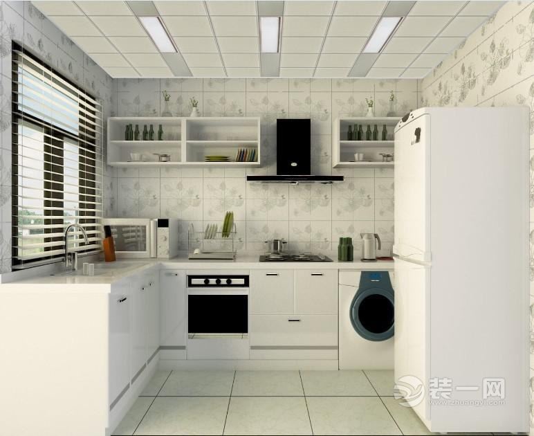 现代风格整体厨房装修设计效果图